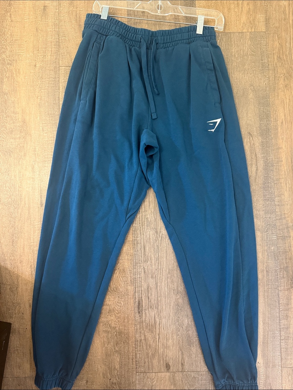 Gymshark Men's Teal Blue Jogger Sweatpants